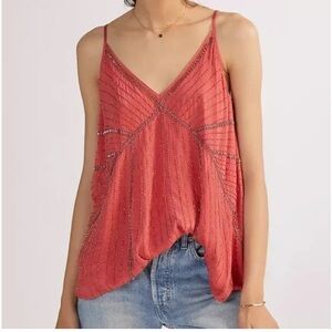 Anthropologie Ranna Gill Beaded Top